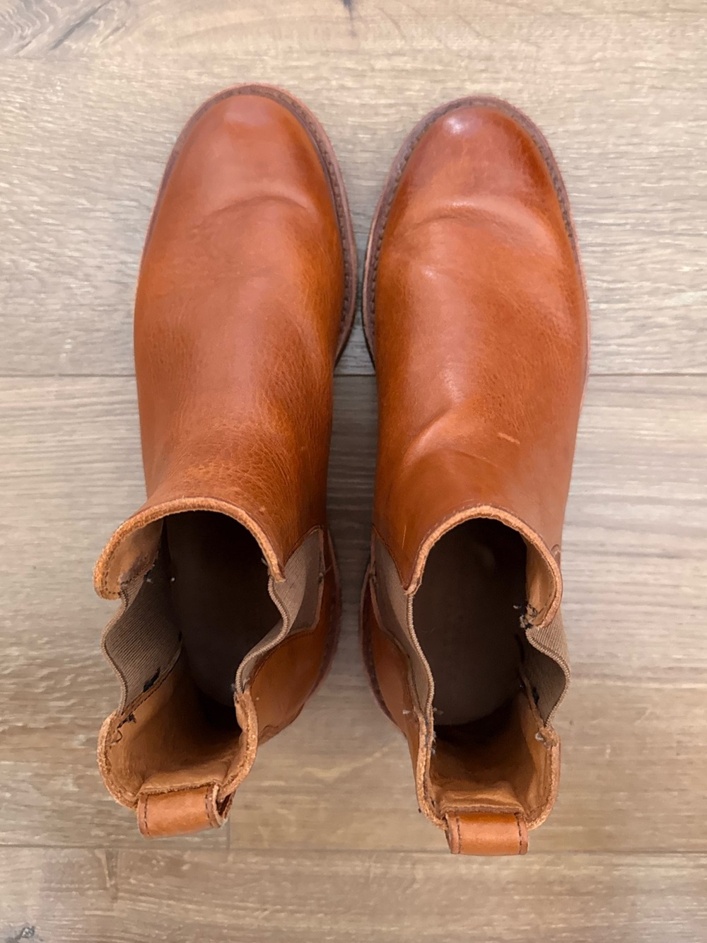 Allen Edmonds Tan Leather Chelsea Boots